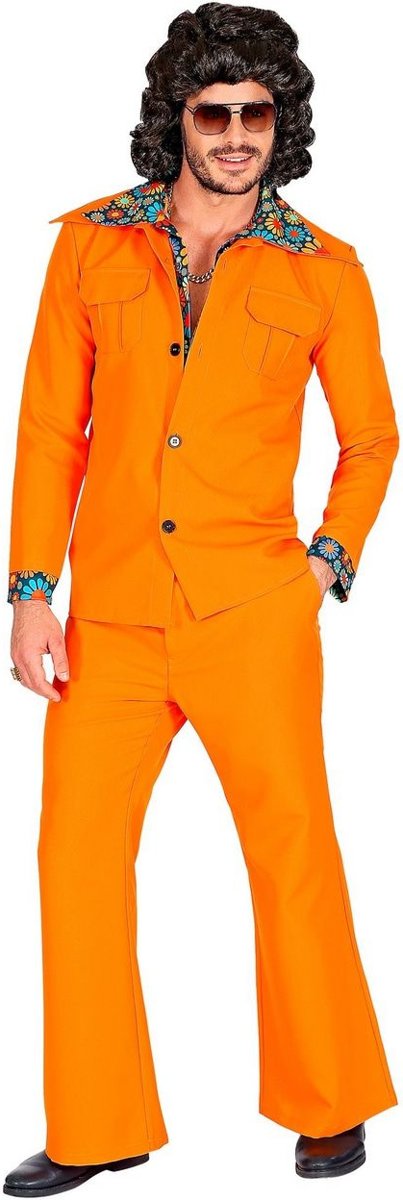 100% NL & Oranje Kostuum | Oranje 1974 Stijl | Man | Medium | Carnaval kostuum | Verkleedkleding